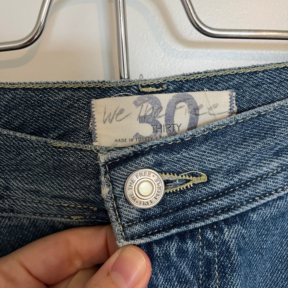 We The Free High-Rise Classic Blue Denim Jeans